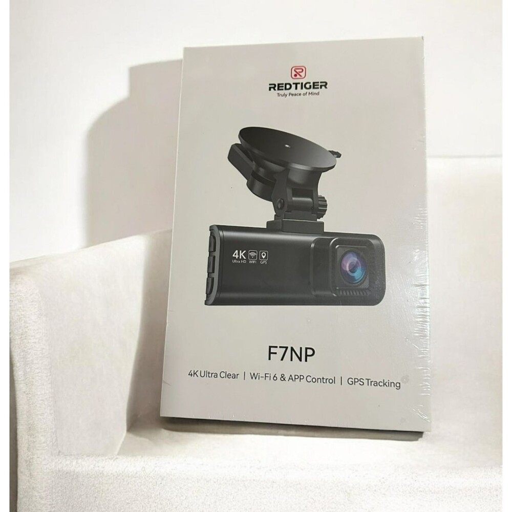 REDTIGER F7NP 128GB Dash Camera Front and Rear 4K Dash Cam With WiFi&GPS